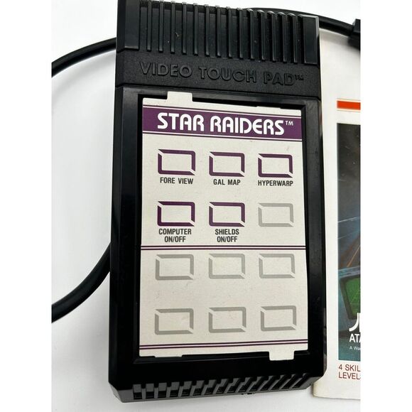 Star Raiders Touch Pad Atari 2600 Authentic‎ Lot Manual Game Cart Only - Picture 4 of 5